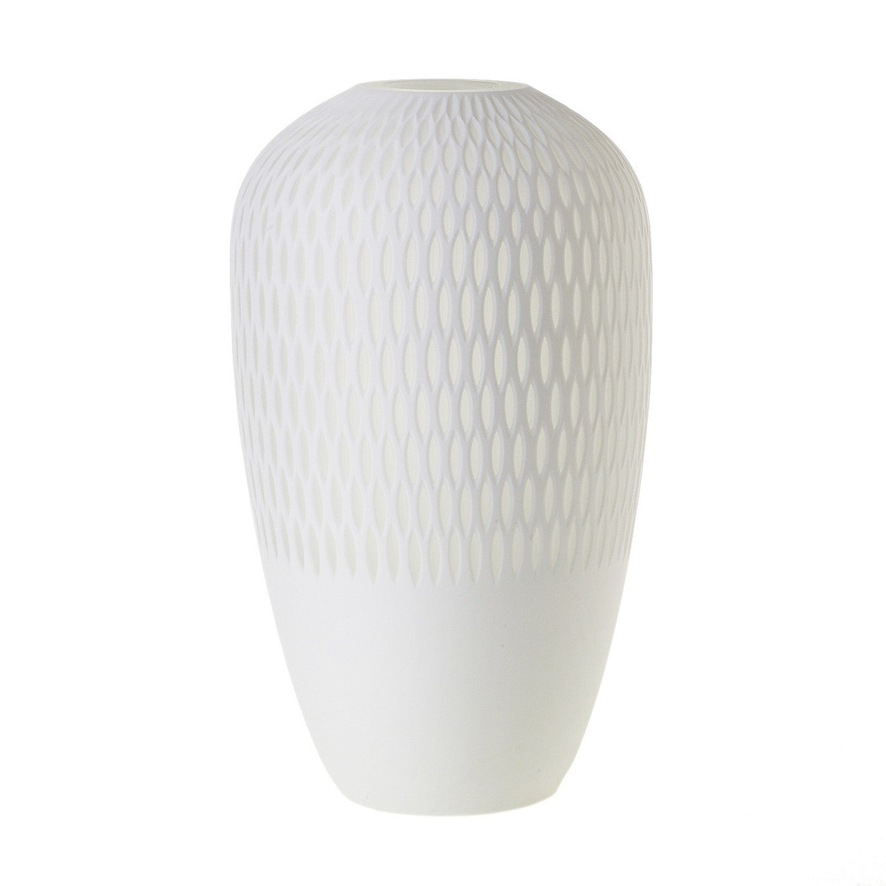 Lime Hydrangea Artificial Floral Arrangement – White Lattice Designer Vase