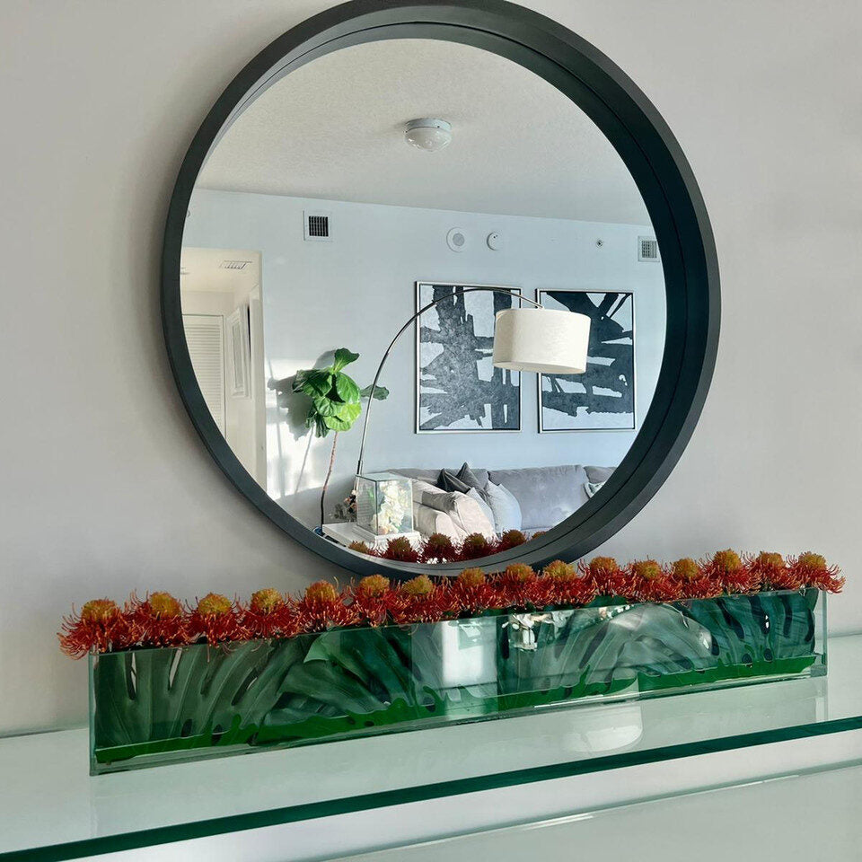 Orange Gelb Protea Flowers  Skinny