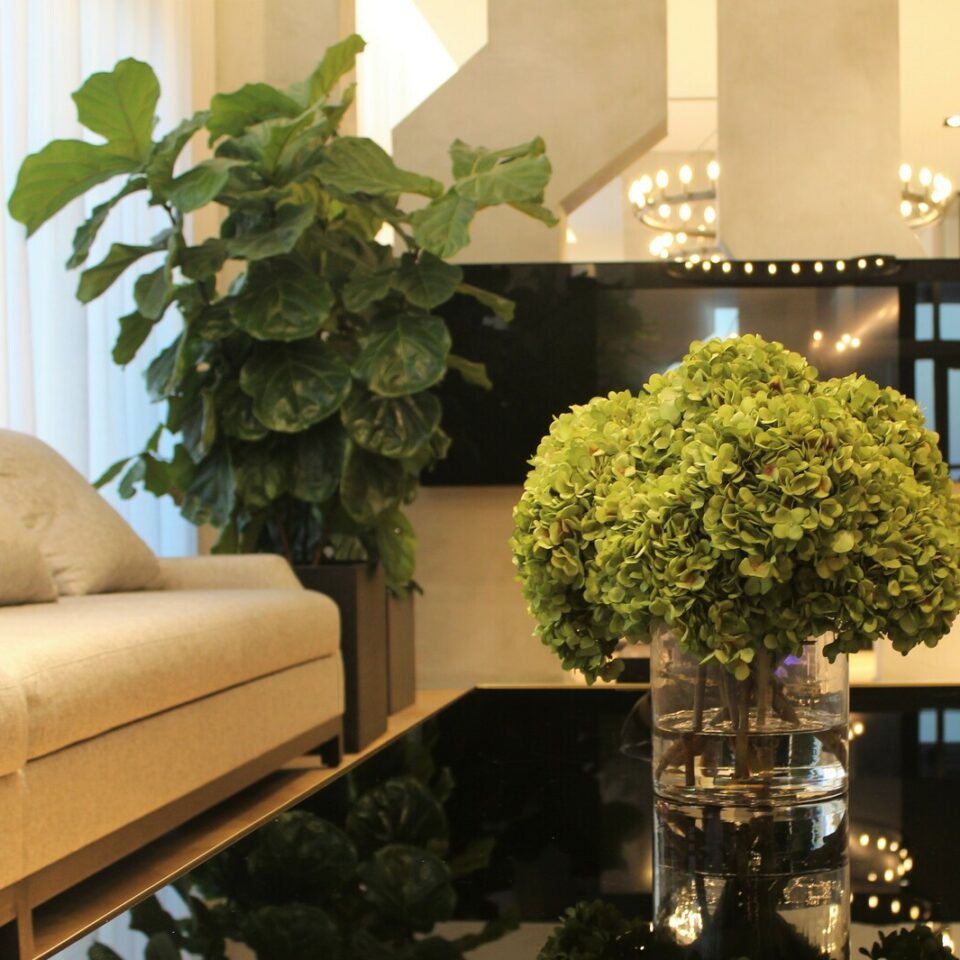 Artificial Hydrangea Plant